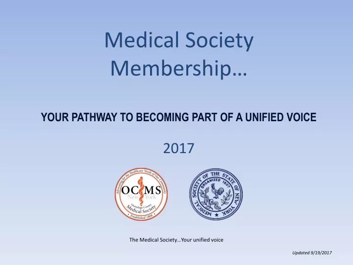 medical society membership your pathway