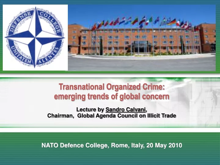 transnational organized crime emerging trends