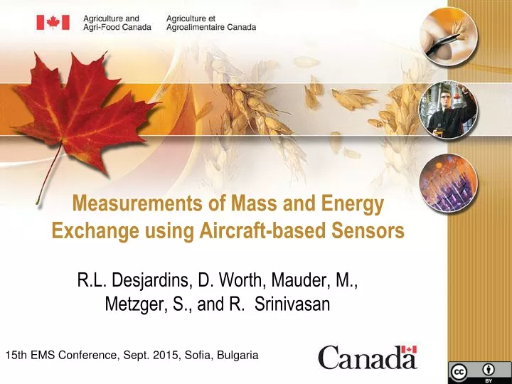measurements of mass and energy exchange using aircraft based sensors
