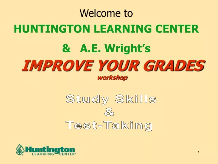 improve your grades workshop