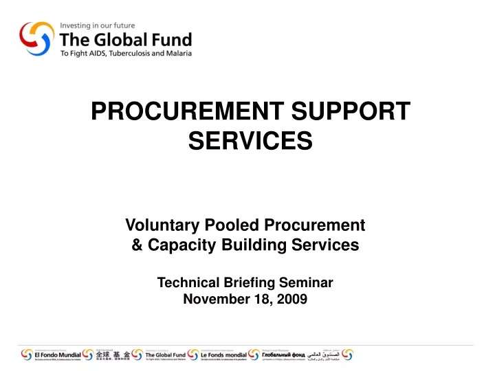 procurement support services