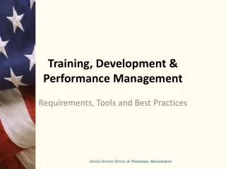 Training, Development &amp; Performance Management