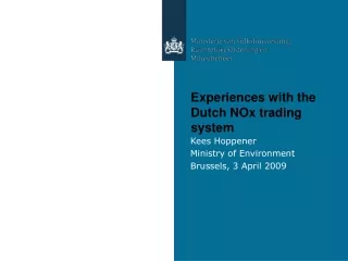 Experiences with the Dutch NOx trading system