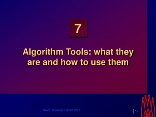 Algorithm Tools: what they are and how to use them