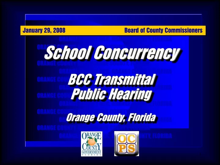 january 29 2008 board of county commissioners