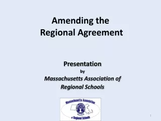 Amending the  Regional Agreement