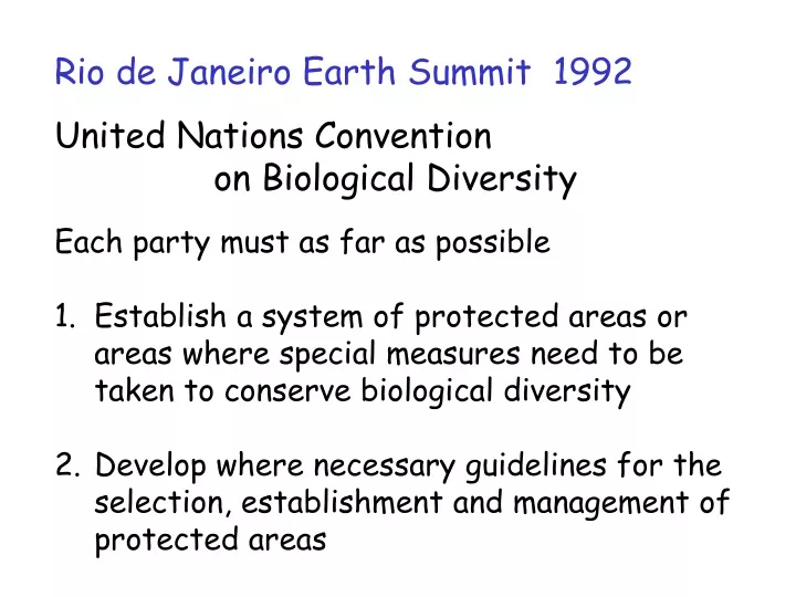 rio de janeiro earth summit 1992 united nations