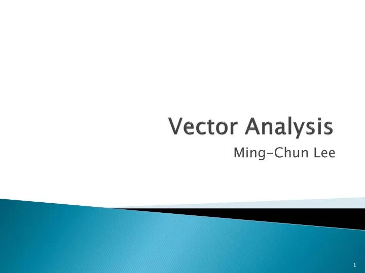 vector analysis
