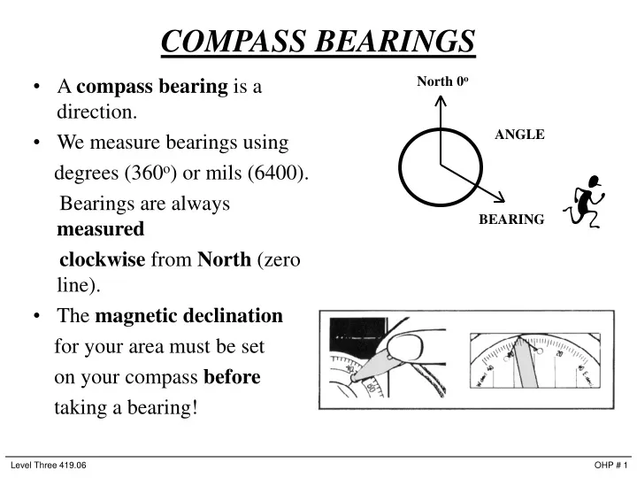 compass bearings