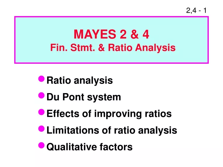 mayes 2 4 fin stmt ratio analysis