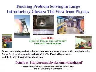 Teaching Problem Solving in Large Introductory Classes: The View from Physics