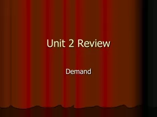 Unit 2 Review