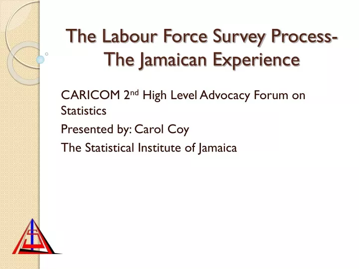 the labour force survey process the jamaican experience