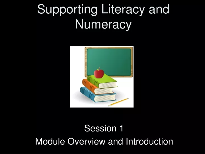 supporting literacy and numeracy