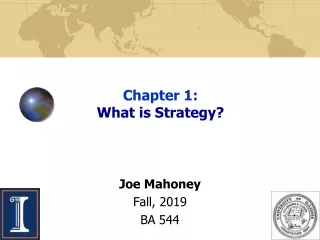 Chapter 1:  What is Strategy?