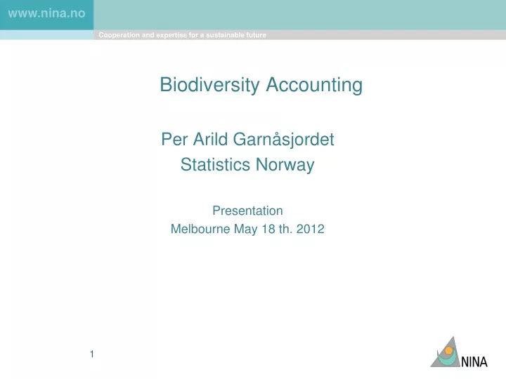 biodiversity accounting