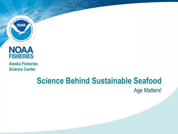 science behind sustainable seafood