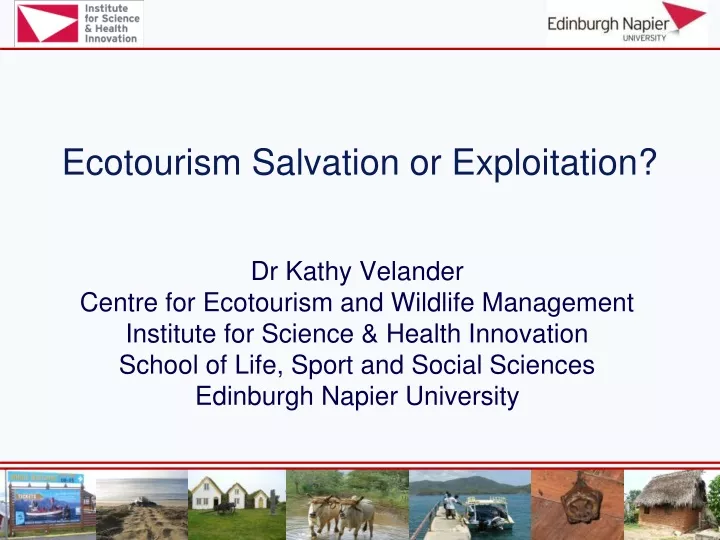 ecotourism salvation or exploitation