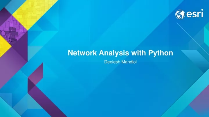 network analysis with python