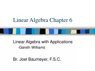 Linear Algebra Chapter 6