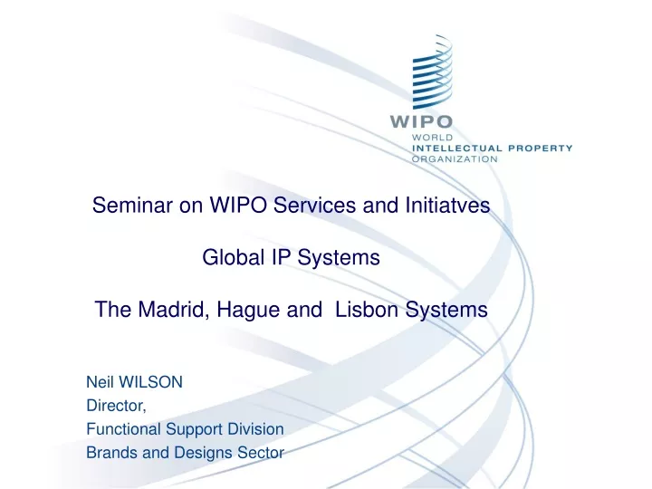 seminar on wipo services and initiatves global