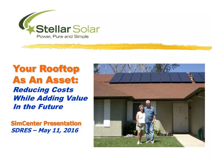 your rooftop as an asset reducing costs while