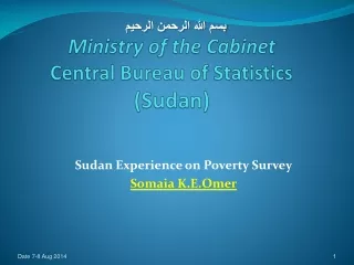 Ministry of the Cabinet  Central Bureau of Statistics (Sudan)