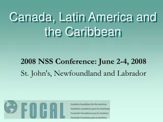 Canada, Latin America and the Caribbean