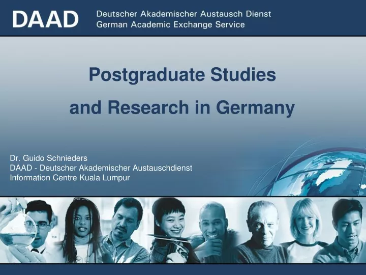 postgraduate studies and research in germany