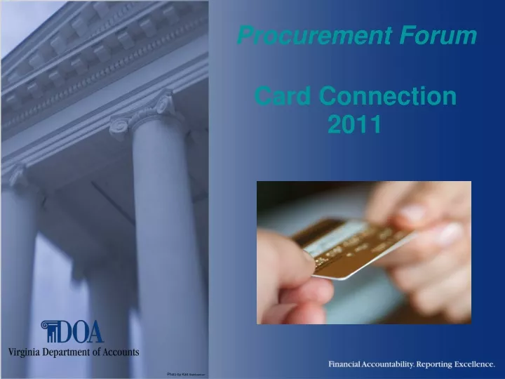 procurement forum card connection 2011