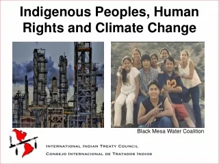 Indigenous Peoples, Human Rights and Climate Change