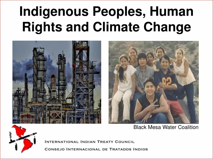 indigenous peoples human rights and climate change