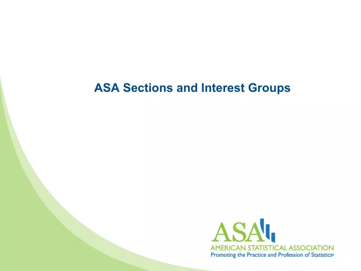 asa sections and interest groups