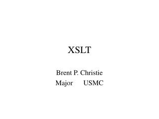 XSLT