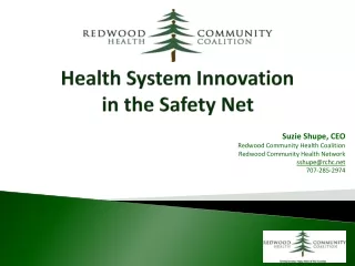 Health System Innovation  in the Safety Net