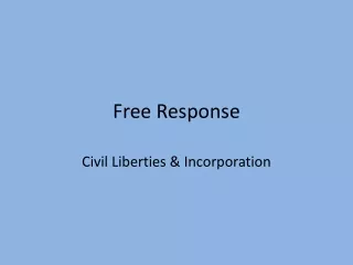 Free Response