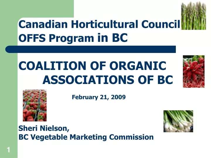 canadian horticultural council offs program