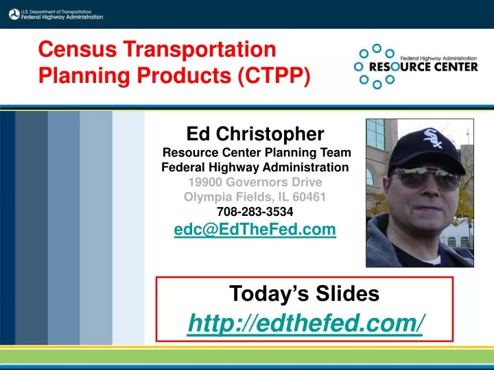 census transportation planning products ctpp