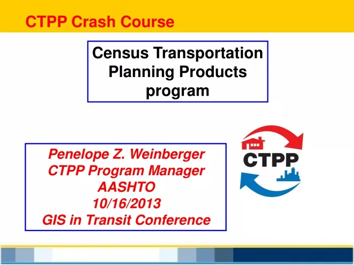 ctpp crash course
