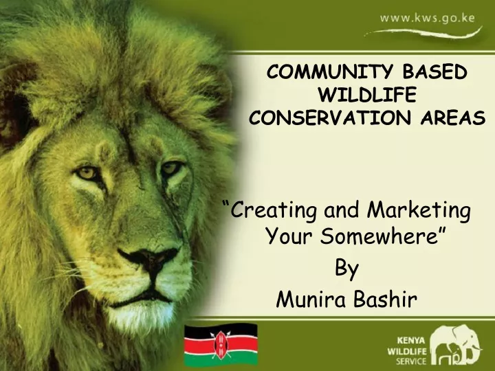 community based wildlife conservation areas
