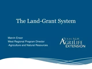 The Land-Grant System