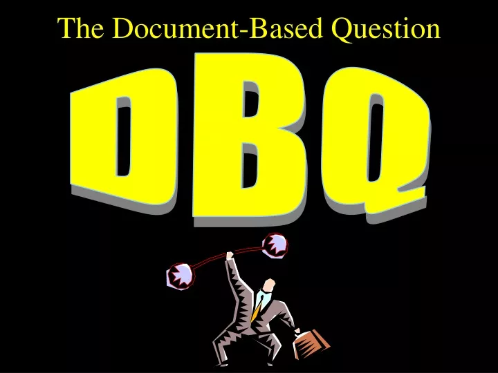the document based question