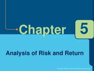 Analysis of Risk and Return