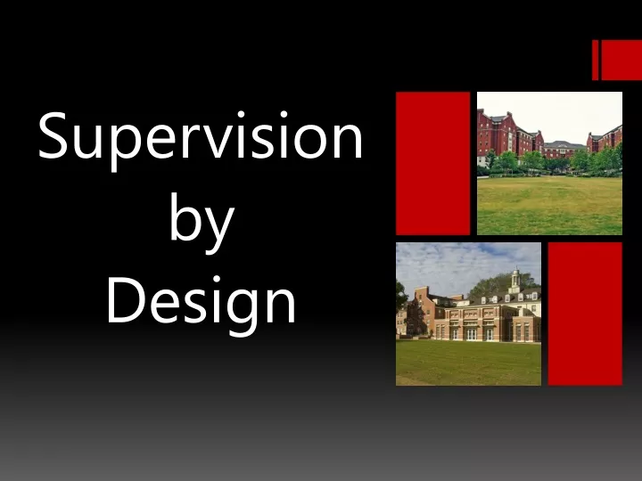 supervision by design