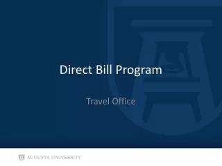 Direct Bill Program