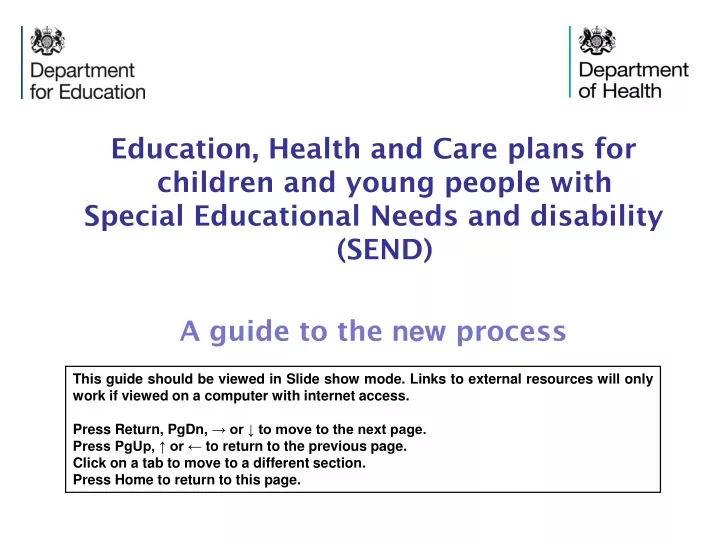 education health and care plans for children