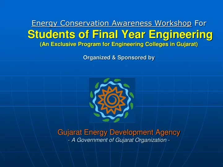 energy conservation awareness workshop