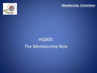 Membership  Committee