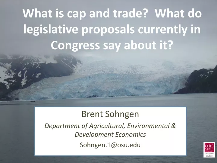 what is cap and trade what do legislative proposals currently in congress say about it