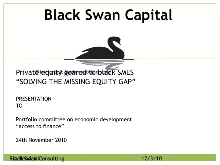 black swan capital